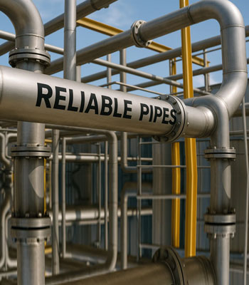 Export-ready stainless steel and duplex pipes from Reliable Pipes & Tubes